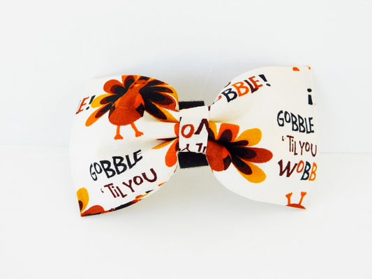 Gobble Gobble Dog Bow Tie/Flower - Charlotte's Pet