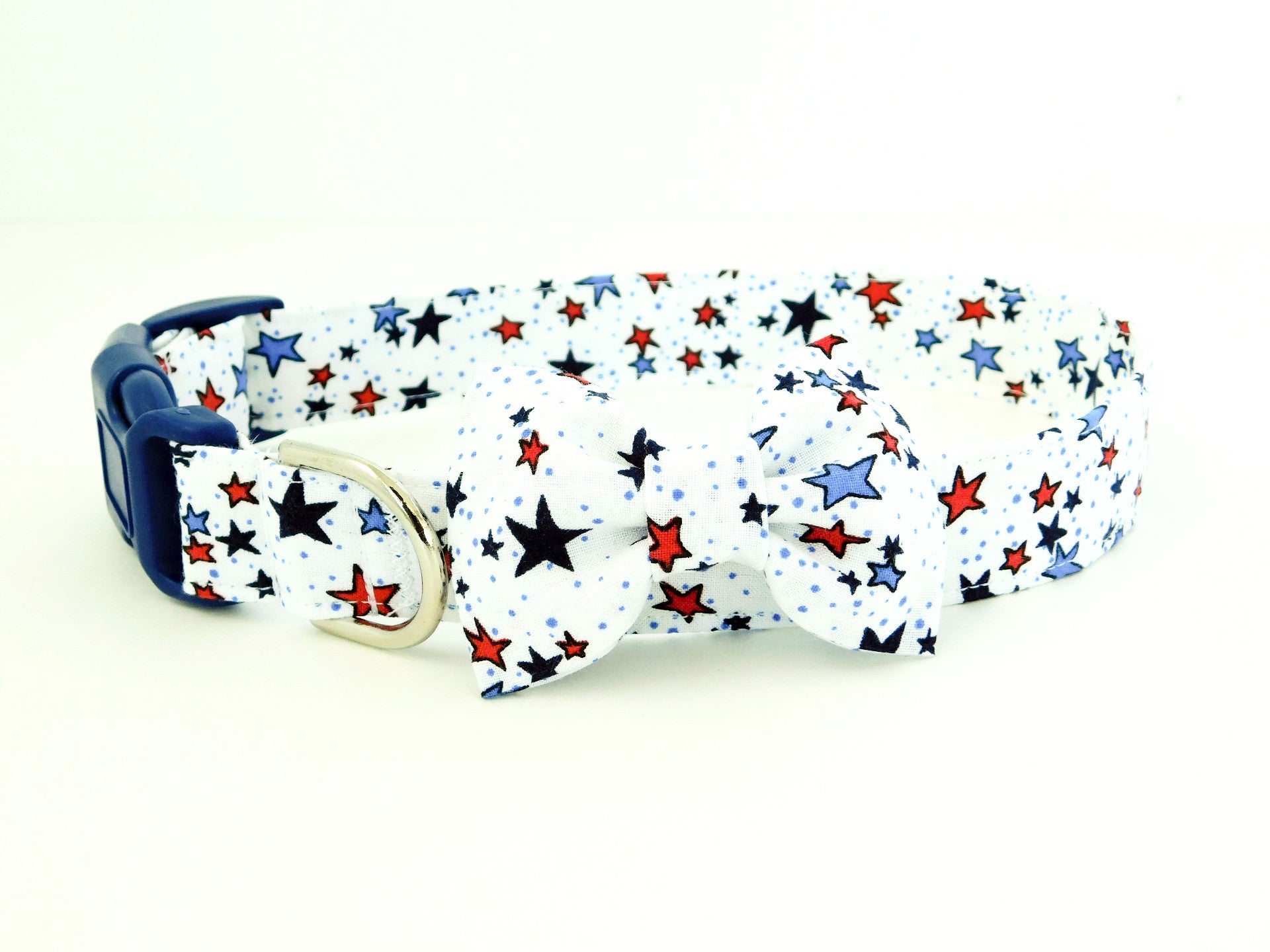 White Stars Collar - Charlotte's Pet
