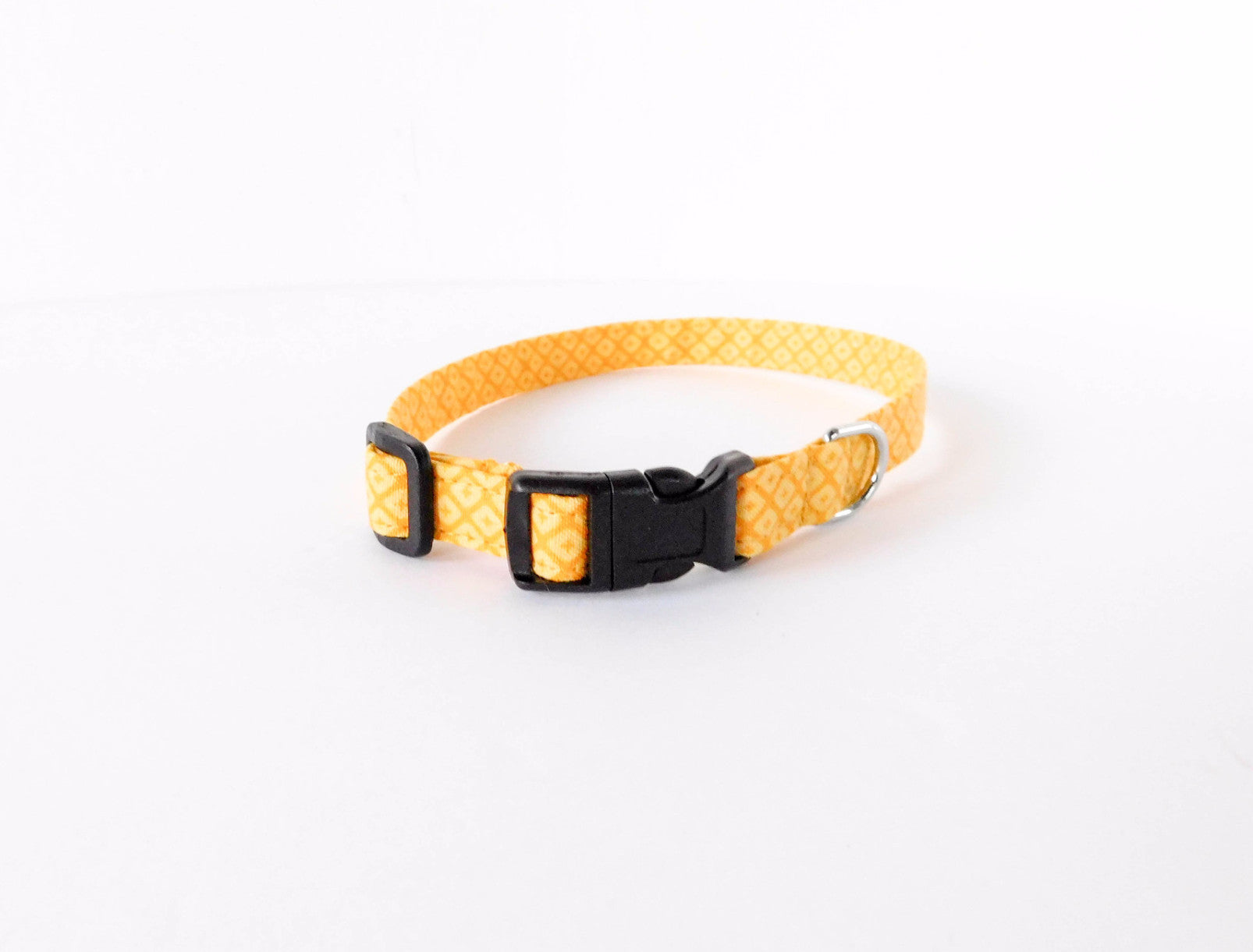 Yellow Diamond Print Collar - Charlotte's Pet