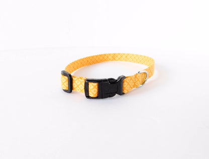 Yellow Diamond Print Collar - Charlotte's Pet