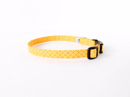 Yellow Diamond Print Collar - Charlotte's Pet