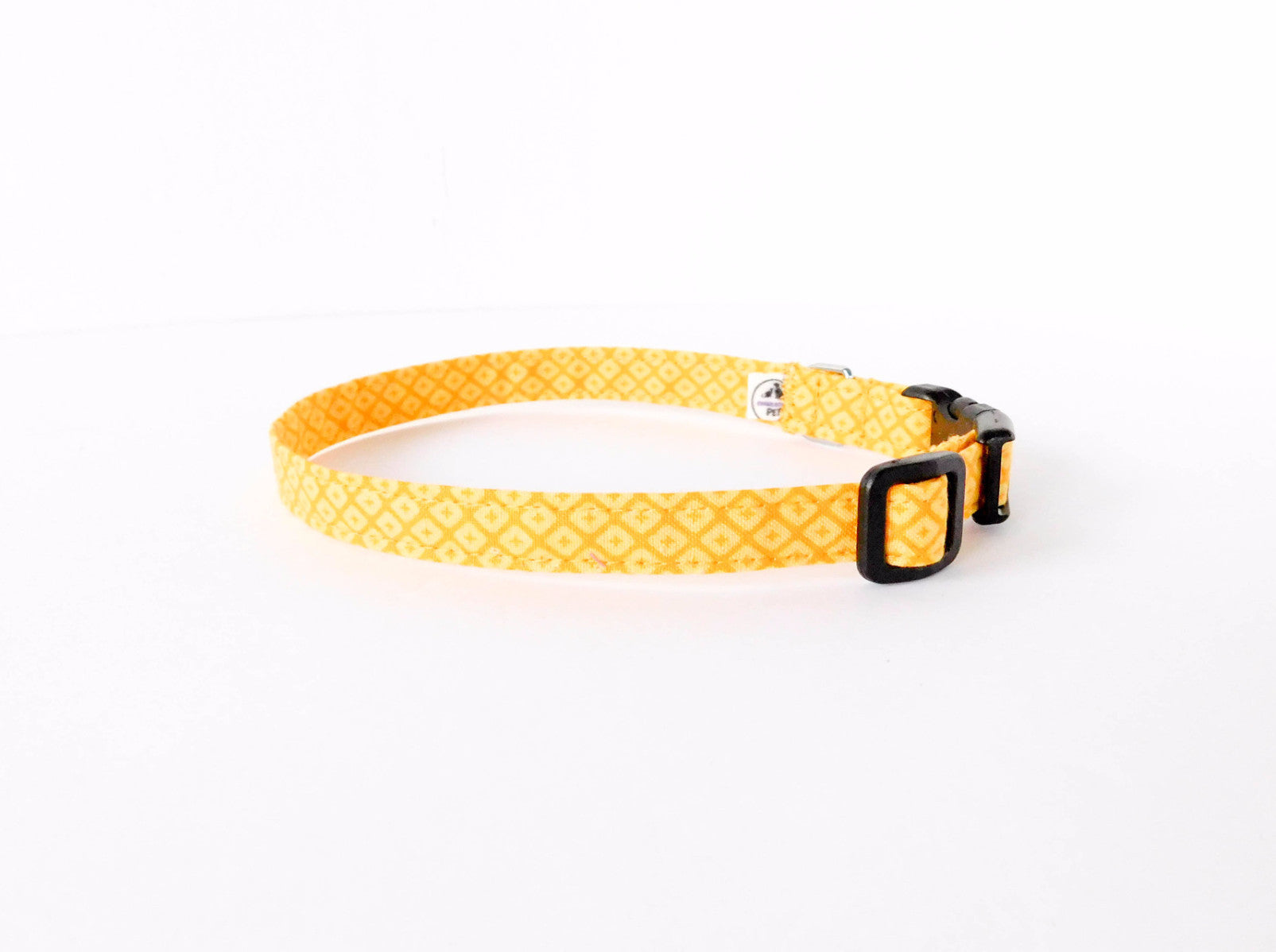 Yellow Diamond Print Collar - Charlotte's Pet