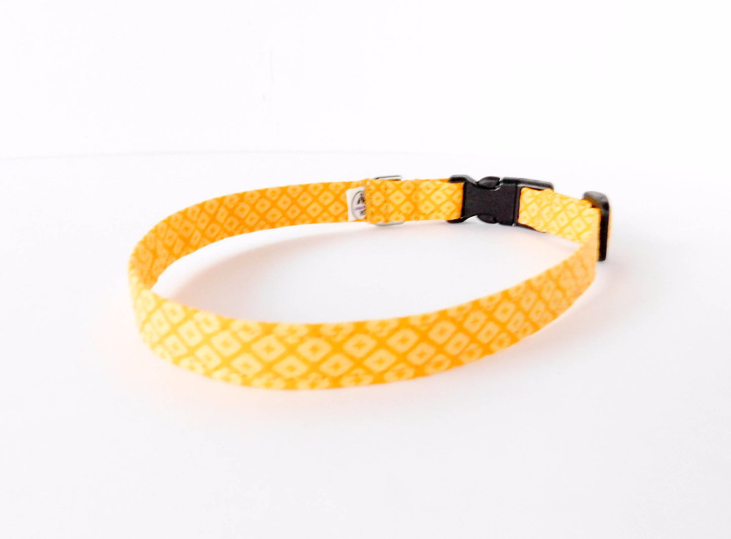 Yellow Diamond Print Collar - Charlotte's Pet